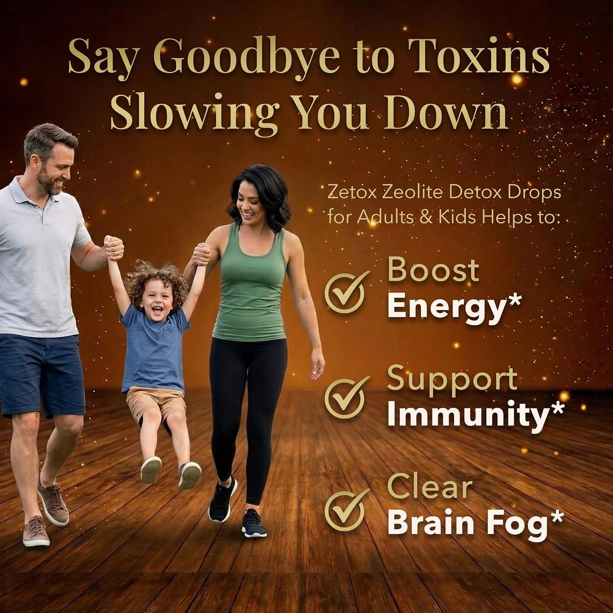 ZETOX | Zeolite Detox for Kids and Adults | Enhanced with Methyl Vitamin B12 and D3 | Premium Grade Liquid Clinoptilolite Zeolite Drops | Supports Gentle Daily Detox, Energy, and Focus (60 Servings)