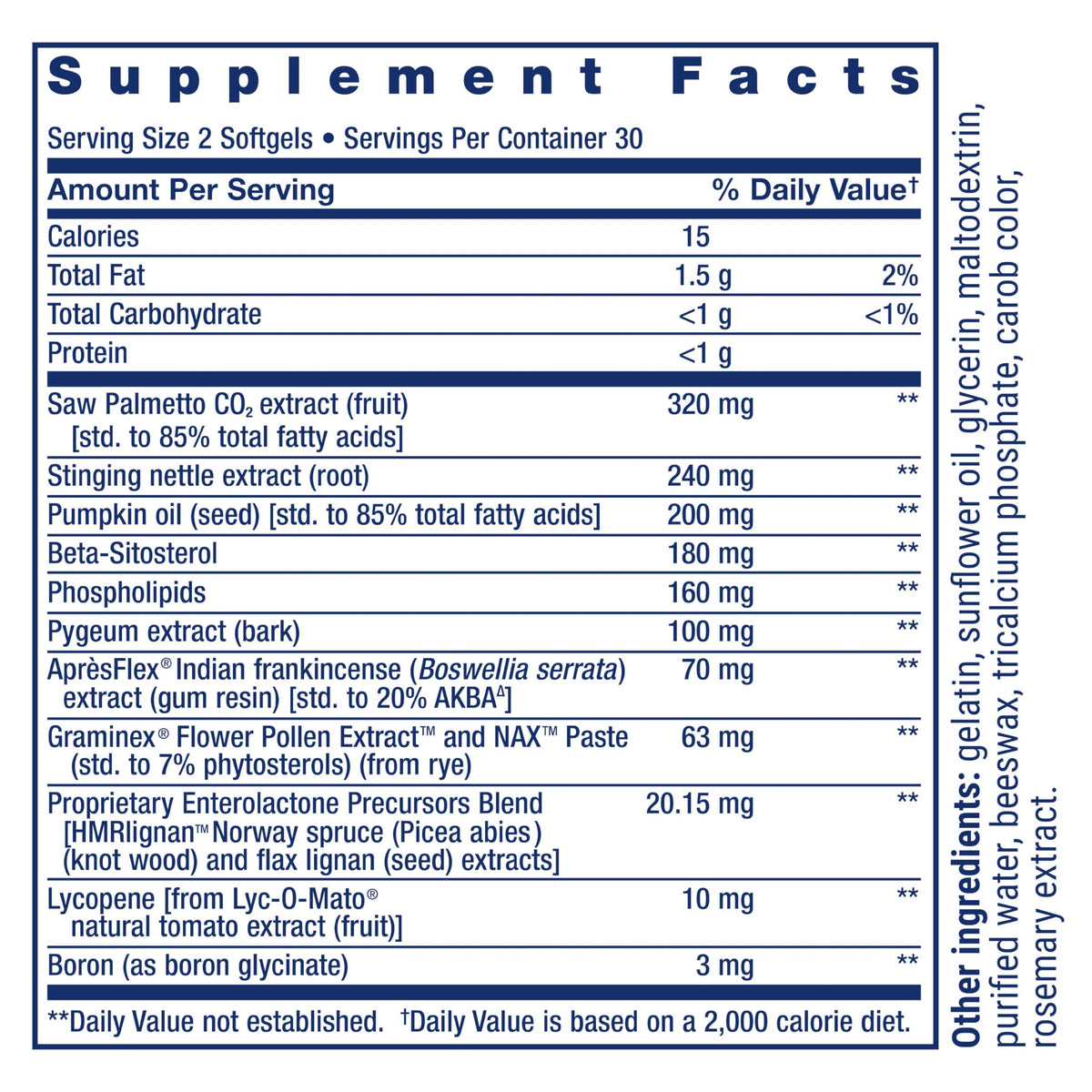 Life Extension Ultra Prostate Formula, Saw Palmetto for Men, pygeum, stinging Nettle Root, lycopene, Prostate Health, Urination Flow