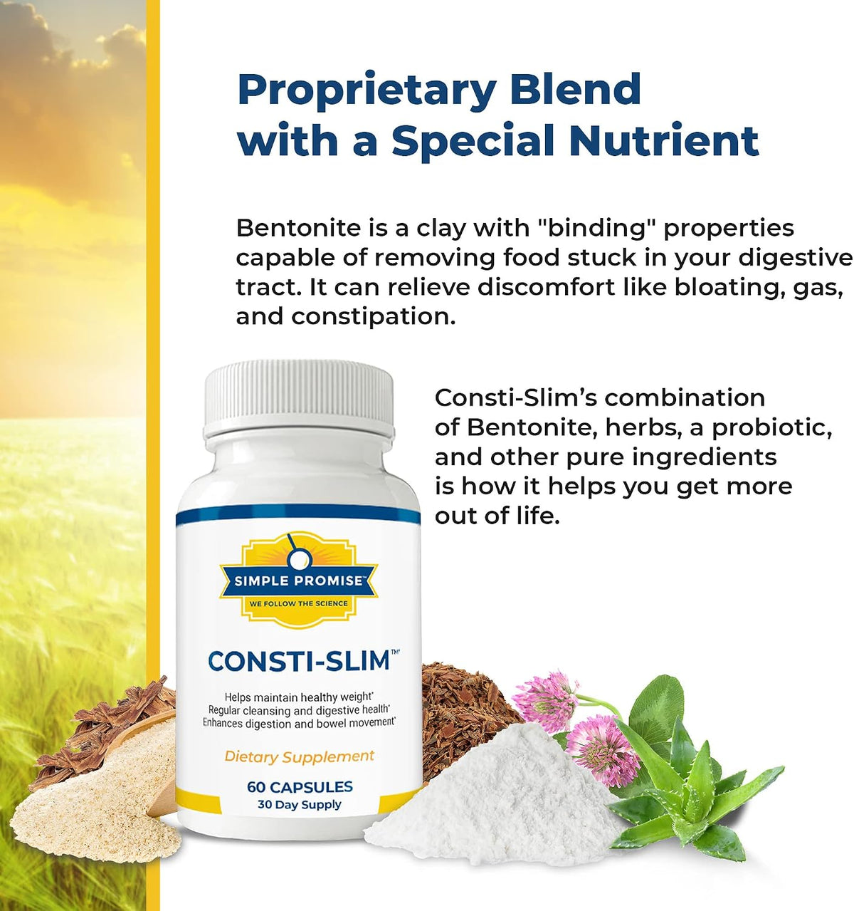 BellyFlush and Consti-Slim Bundle - Gut Support - Bentonite Clay, Psyllium | Dual Digestive Formula, For Comfortable Regularity, With Psyllium Husk and Milk Thistle, Two of Each Daily