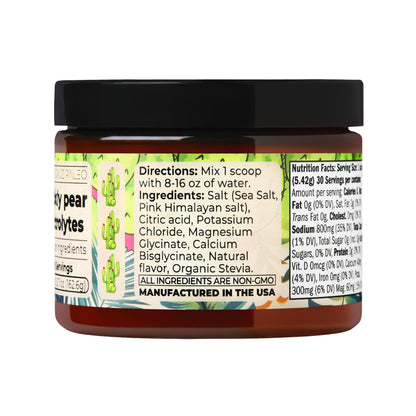 Santa Cruz Paleo Electrolyte Powder, Cherry Limeade, Sugar Free Hydration Drink Mix with Himalayan Pink Salt, Sea Salt, Magnesium Glycinate, Potassium Chloride, Sweetened with Stevia, 30 Servings