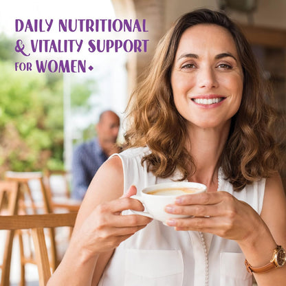 Bluebonnet Nutrition Ladies’ ONE 40+ Whole Food-Bed Multiple, Women Multivitamin for Women 40+, Soy-Free, Non-GMO, Gluten Free, 60 Vegetable Capsules, 60 Servings