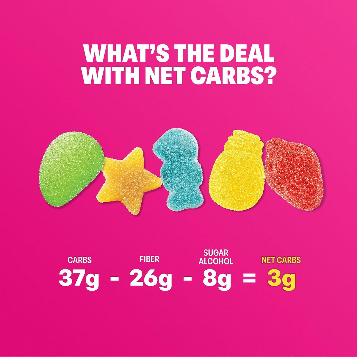 Shameless Snacks Tropical Paradise Mixed Bag - Sour Gummy Candy | 5 Tropical Flavors Per Bag Fruit Snacks, Keto 3g Sugar - Gluten Free Vegan Gummies for Adults