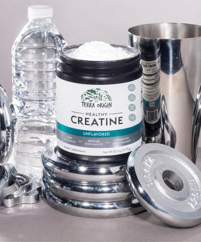 TERRA ORIGIN Creatine Monohydrate Bundle | 75 Servings Stick Pack and Jar Combo | Micronized Powder Supplement | Support for Muscle and Cognitive Performance* | Unflavored, Gluten Free, Zero Sugar
