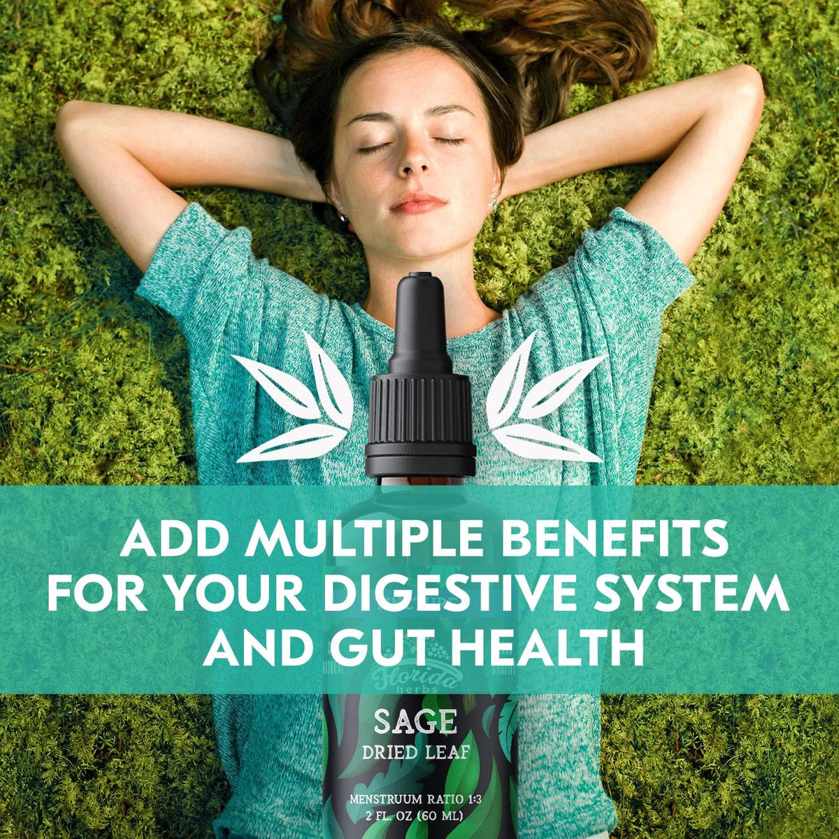 Sage Extract – Natural Dried Sage Supplement – Sage Herb (Salvia officinalis) – Organic Sage Herbal - None-GMO - Made in USA – 2 oz