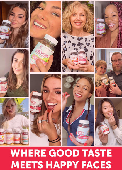 Prenatal Vitamins with Iron & Folic Acid - Proprietary Formula Pregnancy Multivitamin Gummies