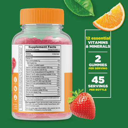 Lifeable Women's Prenatal Multivitamin + Vitamin D3 + Vitamin K2, Gummies Bundle - Great Tasting