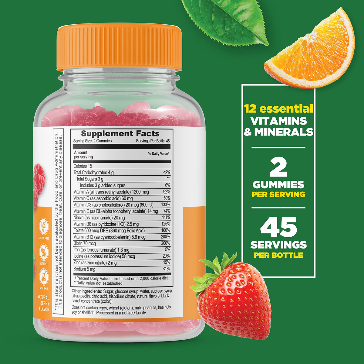 Lifeable Women's Prenatal Multivitamin + Panax Ginseng, Gummies Bundle - Great Tasting