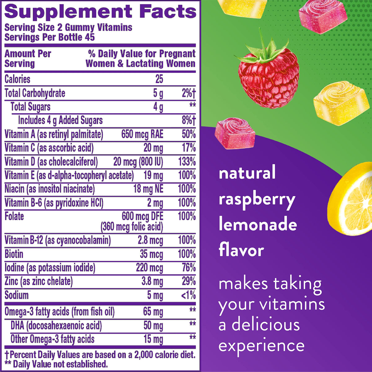 Vitafusion PreNatal Gummy Vitamins & Womens Multivitamin Gummies