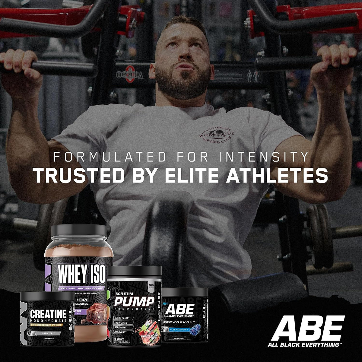All Black Everything Non Stim Pre-Workout | Preworkout Energy Drink Mix | Caffeine Free | Creatine, Beta Alanine & Citrulline | Energy Supplement for Men & Women | Sour Gummy Bear | 40 Servings