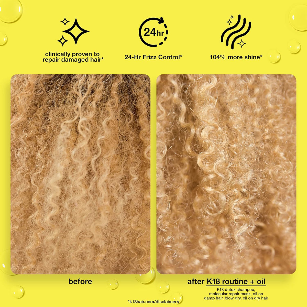 K18 Repair Bundle - Leave-In Repair Hair Mask, 4-Minute Speed Treatment(50ml), and Weightless Hair Strengthening Oil (30ml)