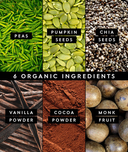 Truvani Organic Plant Based Protein Powder | Vanilla | 1 Serving | Vegan | 20g Pea Protein | Keto | Gluten & Dairy Free | Low Carb | No Added Sugar