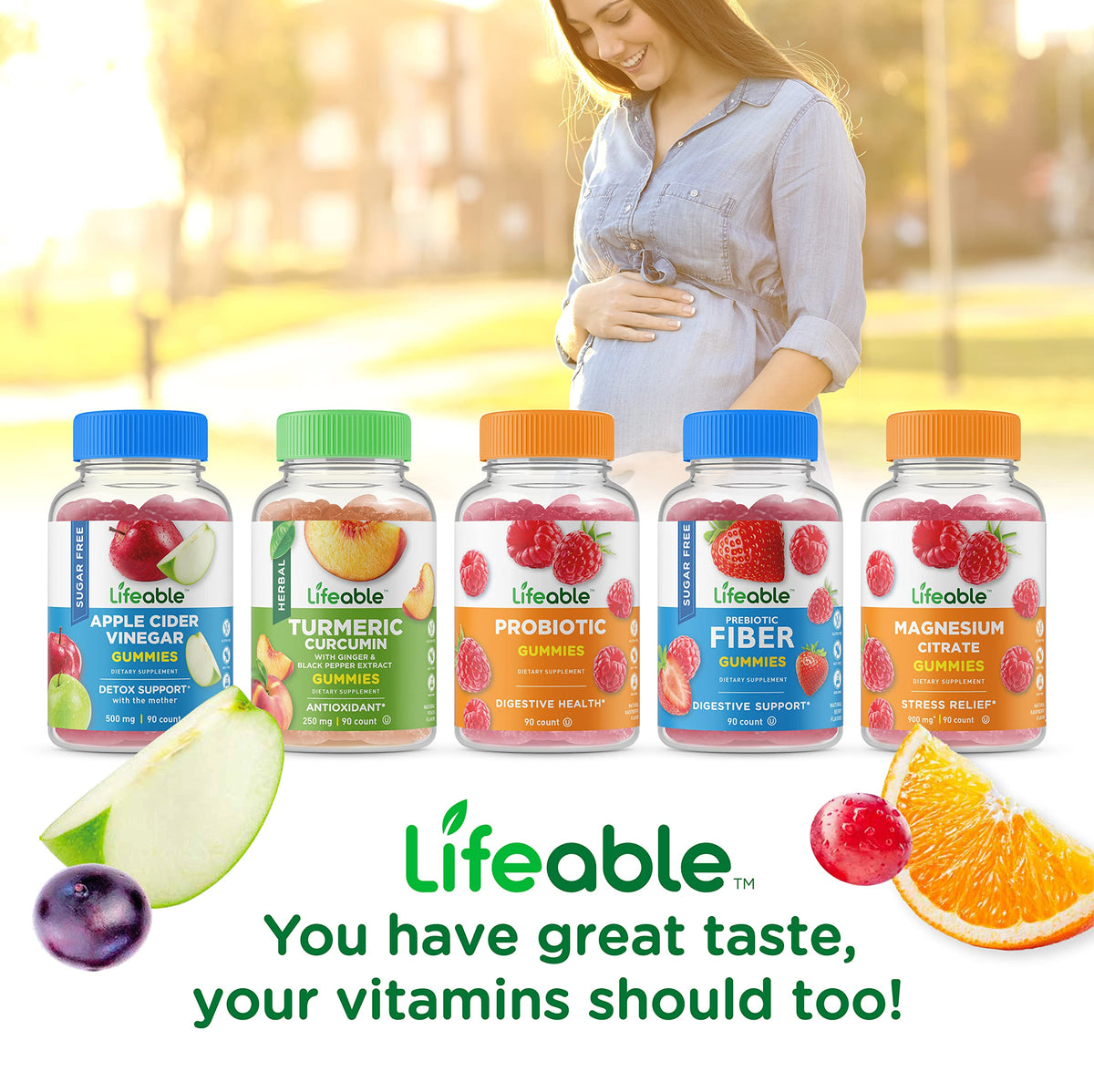 Lifeable Women's Prenatal Multivitamin + Probiotic 10 Billion, Gummies Bundle - Great Tasting