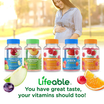 Lifeable Women's Prenatal Multivitamin + Probiotic 10 Billion, Gummies Bundle - Great Tasting