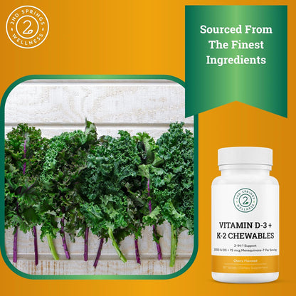 Sleep Well & Vitamin D3+K2 Chewables Bundle