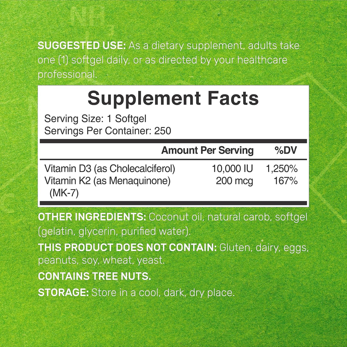 DEAL SUPPLEMENT Vitamin D3 10,000iu + K2 200mcg Softgels & Magnesium Complex Veggie Capsules Bundle – Essential Sunshine Vitamins with Coconut Oil – High Absorption Chelated Minerals, 10-in-1 - PrimeBioHealth - canada supplements