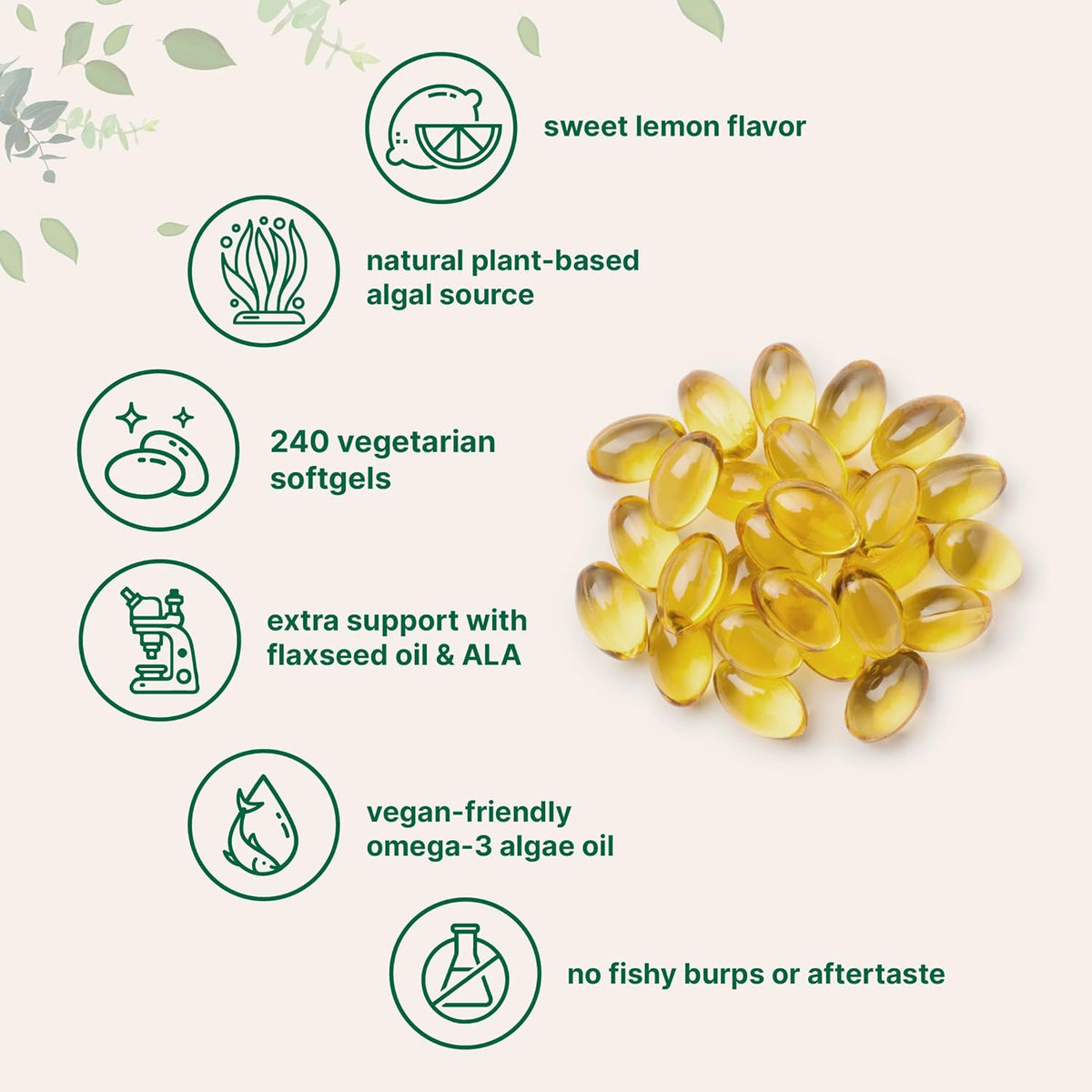 Micro Ingredients Multi Collagen Complex & Vegan Omega 3 Algae Oil Supplement Bundle 2 Pack | Grass-Fed Collagen Peptides | Omega-3 Full Spectrum Alternative to Fish Oil - PrimeBioHealth - canada supplements