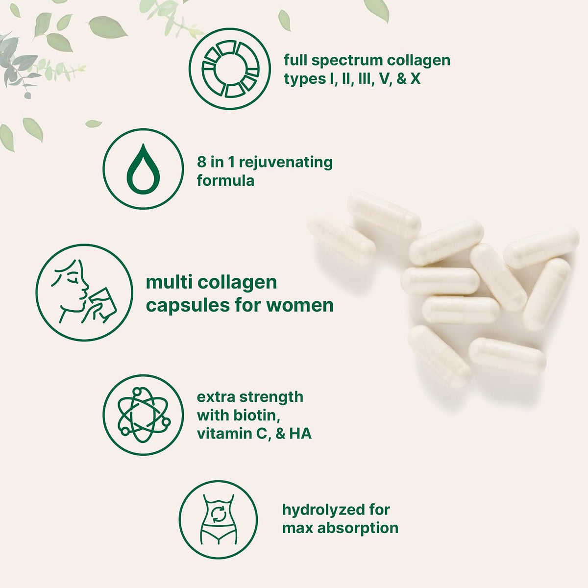 Micro Ingredients Multi Collagen Complex & Vegan Omega 3 Algae Oil Supplement Bundle 2 Pack | Grass-Fed Collagen Peptides | Omega-3 Full Spectrum Alternative to Fish Oil - PrimeBioHealth - canada supplements
