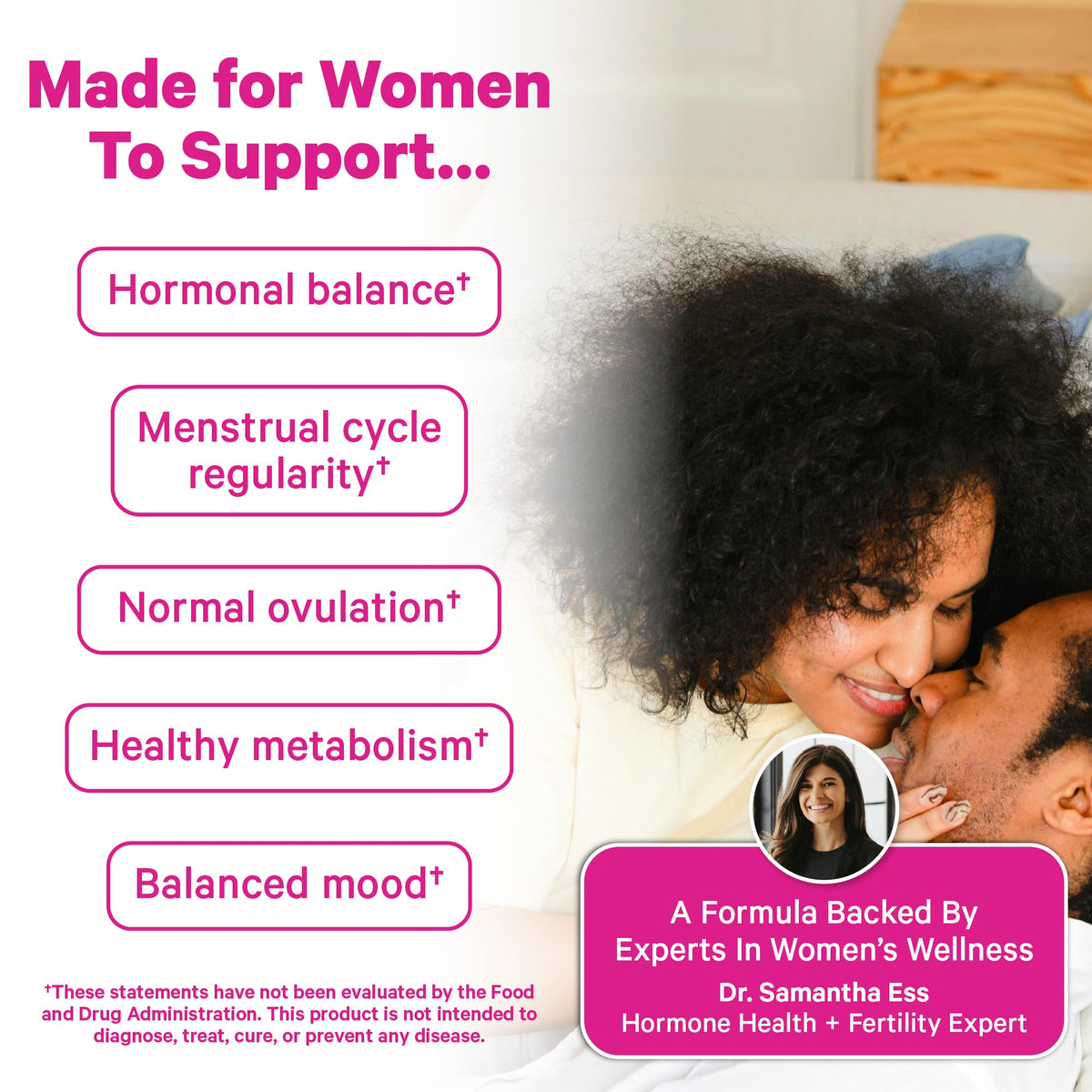 Pink Stork Myo-Inositol & D-Chiro Inositol: 3.6:1 Blend to Support Fertility, Hormone Balance for Women - Ovarian Function, Ovulation, Conception, and Period Support Supplement - 60 Capsules - PrimeBioHealth - canada supplements