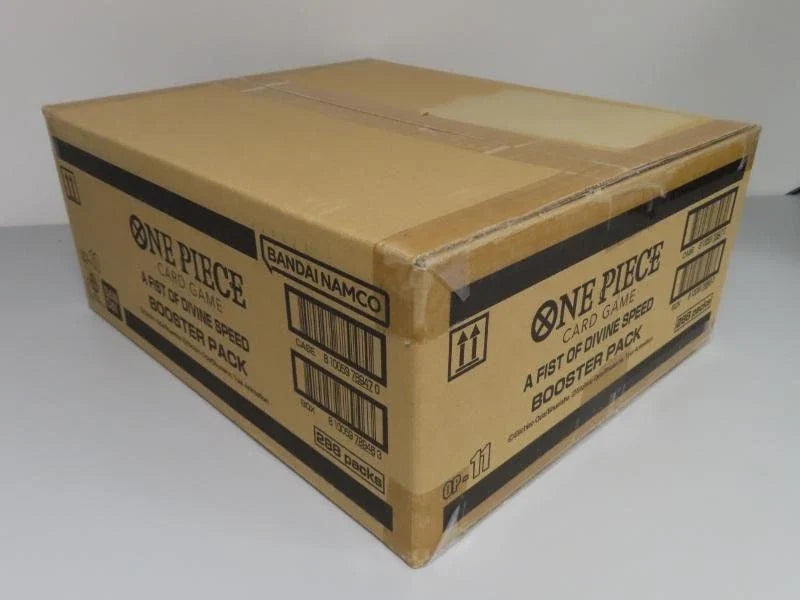 2025 One Piece English A Fist of Divine Speed OP-11 Sealed Booster Box Case