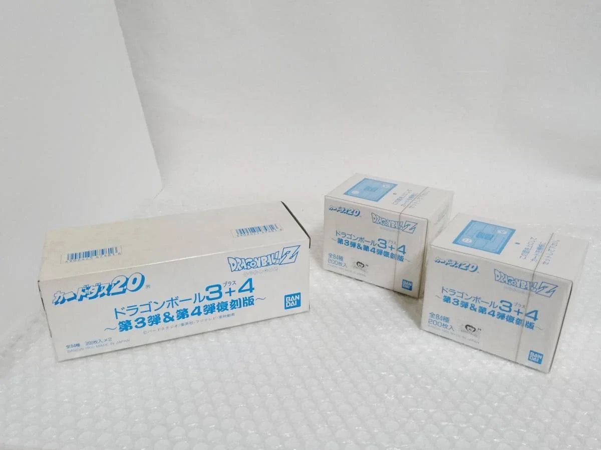 BANDAI Carddass 20 Dragon Ball 3+4 3rd & 4th Edition Reprint Edition BOX 2 Japan