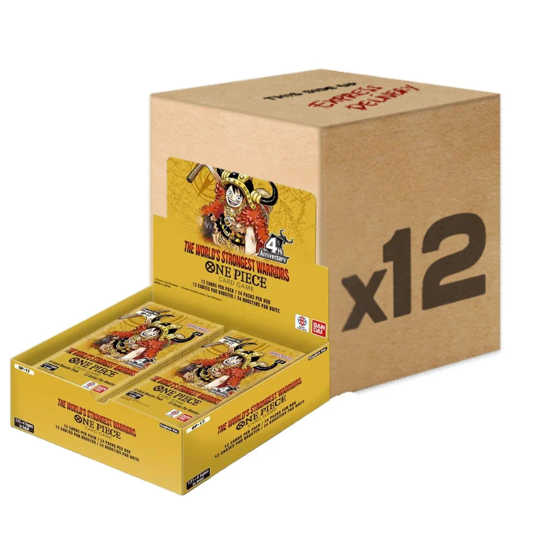 One Piece TCG Sealed Case Booster Box OP17 OP-17 12x ENG