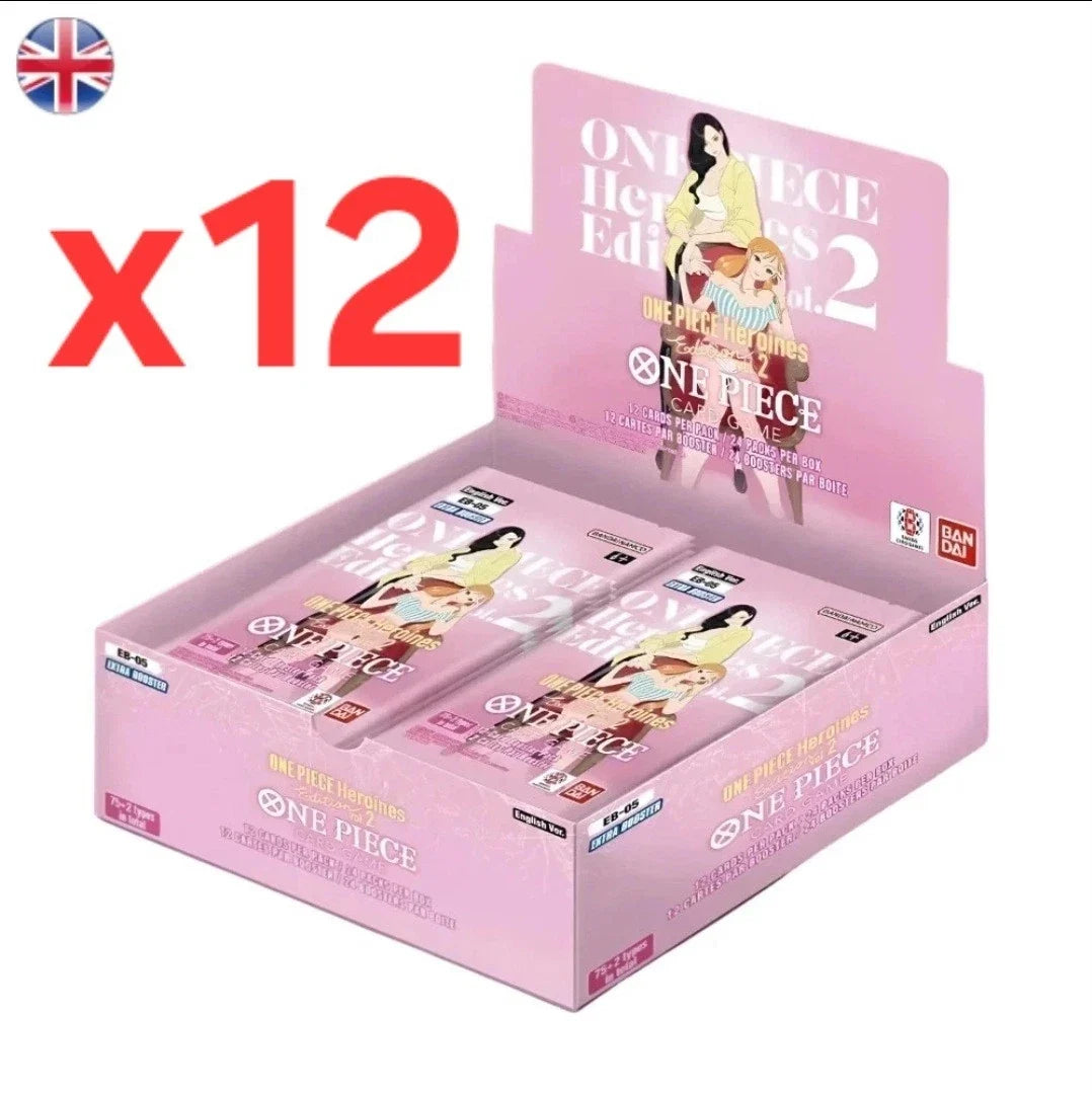 PREORDER One Piece Card Game EB-05 Heroine Edition Vol.2 Case 12 Box ENG