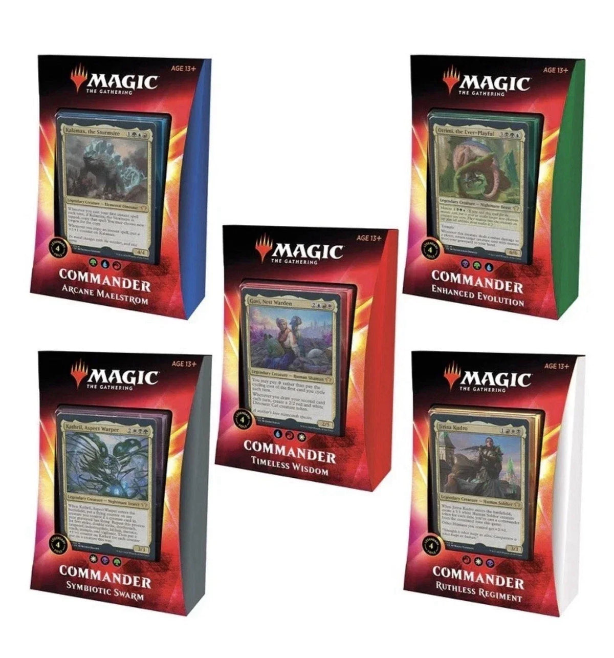 Ikoria Commander 2020 SEALED Set of 5 Decks, English, MTG Magic Gathering