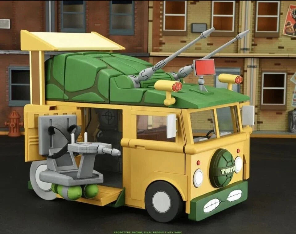 Neca Teenage Mutant Ninja Turtles TMNT Cartoon Turtle Van READY TO SHIP