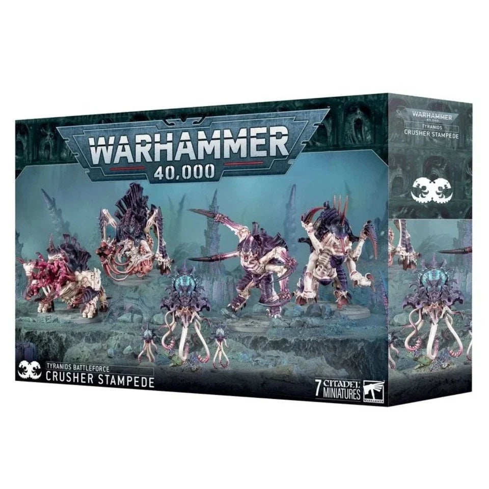 WARHAMMER 40K - TYRANIDS CRUSHER STAMPEDE BATTLEFORCE - NIB