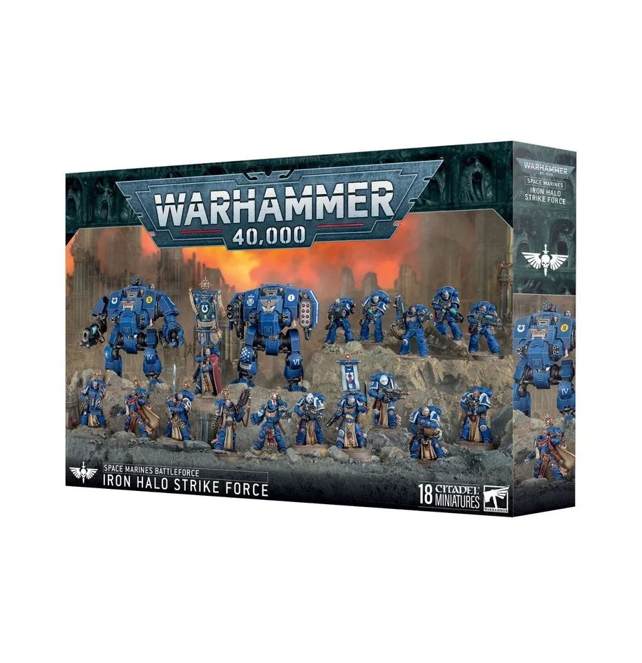 WARHAMMER 40K 40,000 SPACE MARINES BATTLEFORCE IRON HALO STRIKE FORCE 71-48