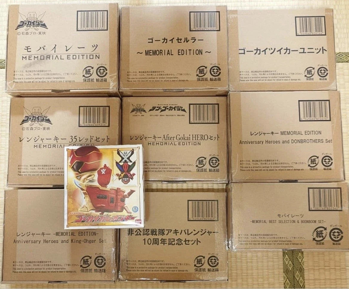 Kaizoku Sentai Gokaiger Memorial Edition Set 10 Items Ranger Key Japan Rare！！