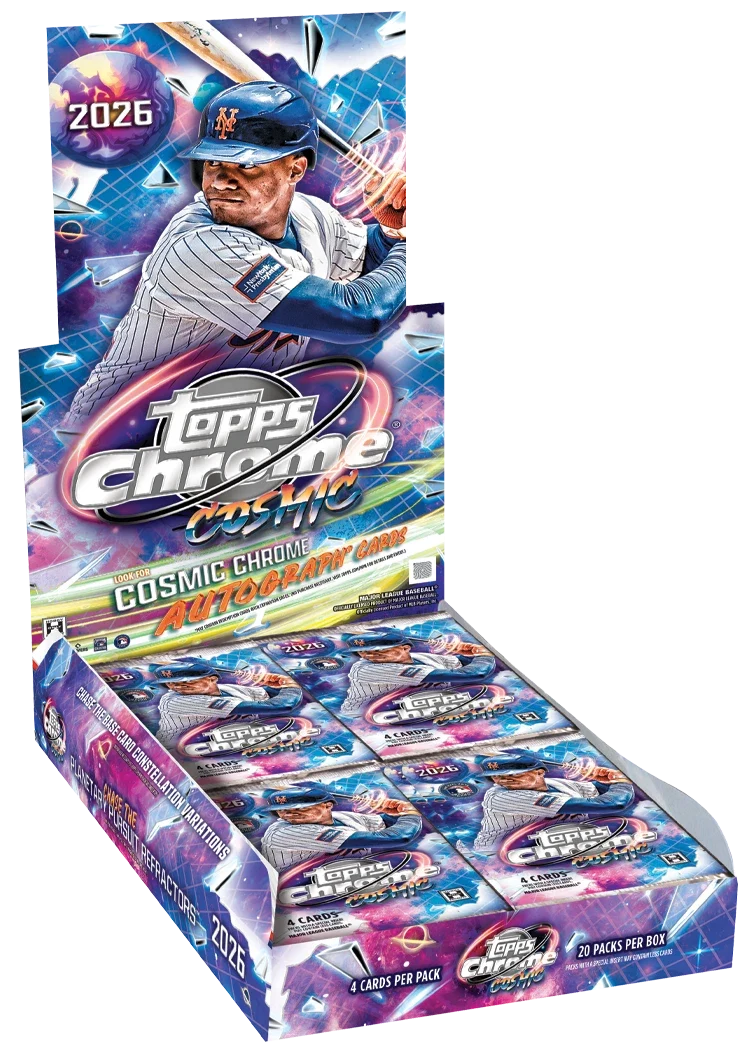 2026 TOPPS COSMIC CHROME Baseball HOBBY BOX MLB Brand New Sealed Presale QTY