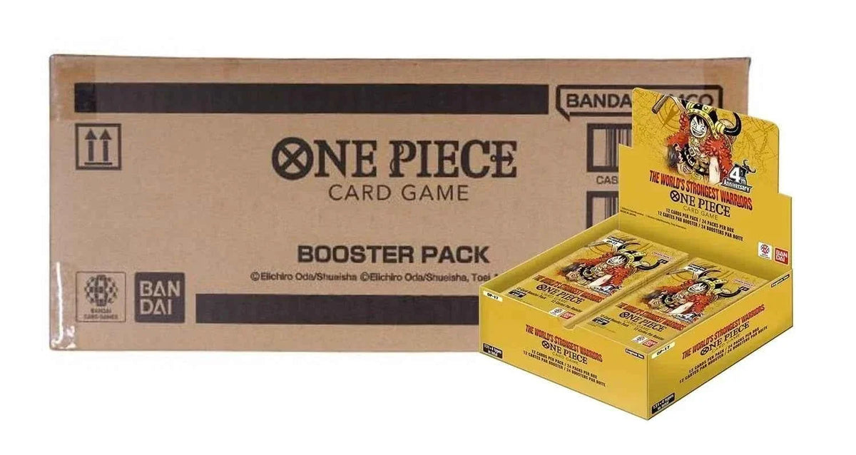SEALED CASE! 12x One Piece: The World's Strongest Warriors (OP-17) Booster Box