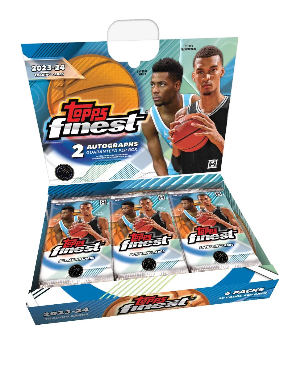 2023-24 TOPPS FINEST BASKETBALL HOBBY BOX (2 AUTOS) BRAND NEW FACTORY SEALED