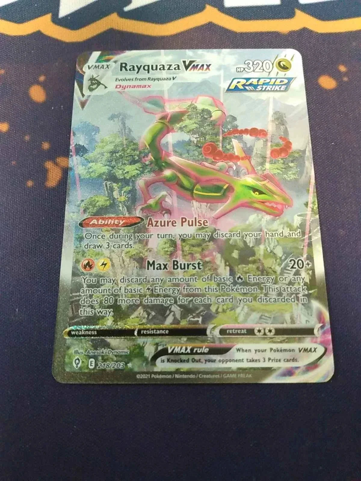 Rayquaza VMAX (Alternate Art Secret) - SWSH07: Evolving Skies (SWSH07)