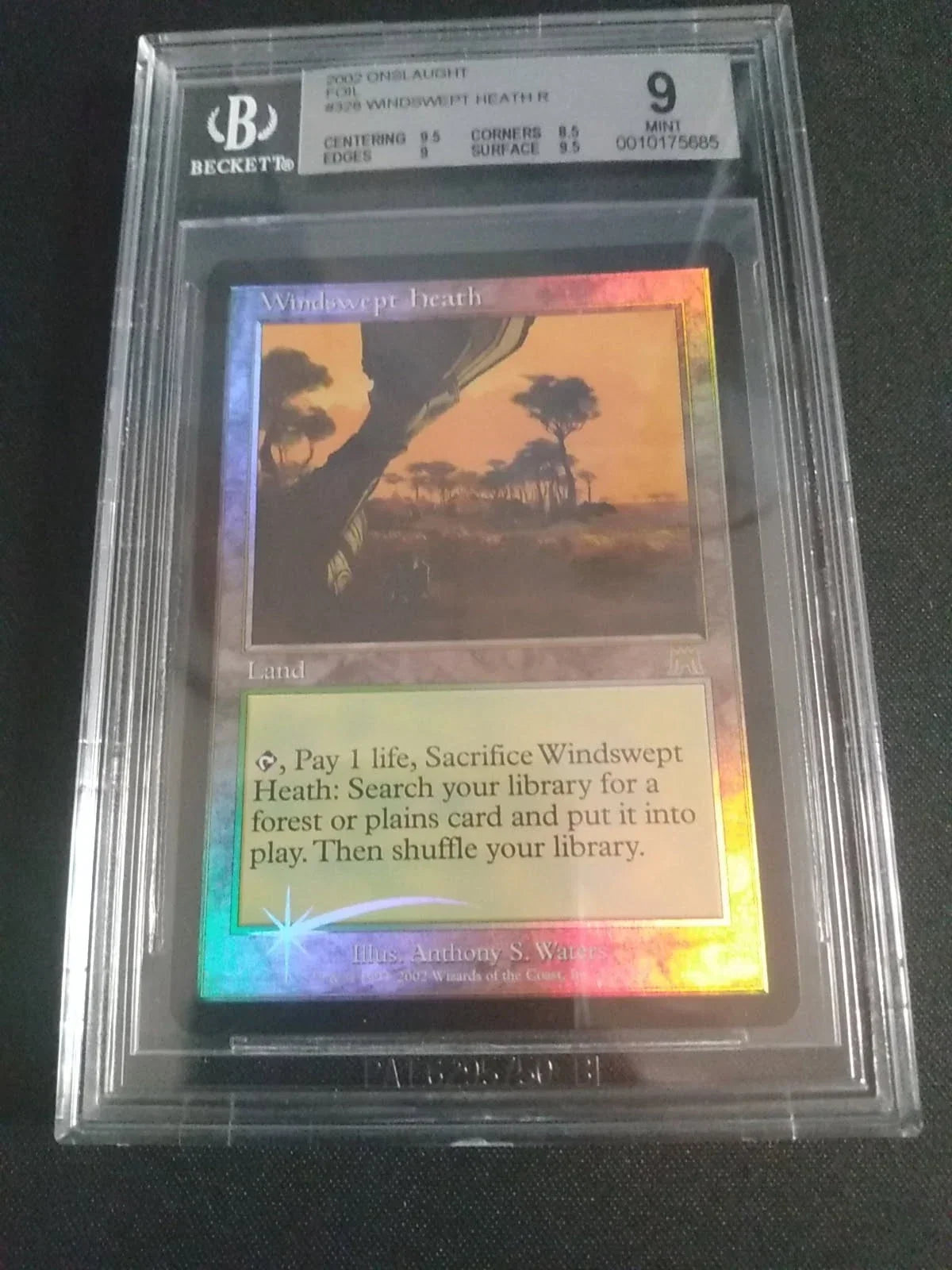 2002 Onslaught Foil Windswept Heath BGS 9
