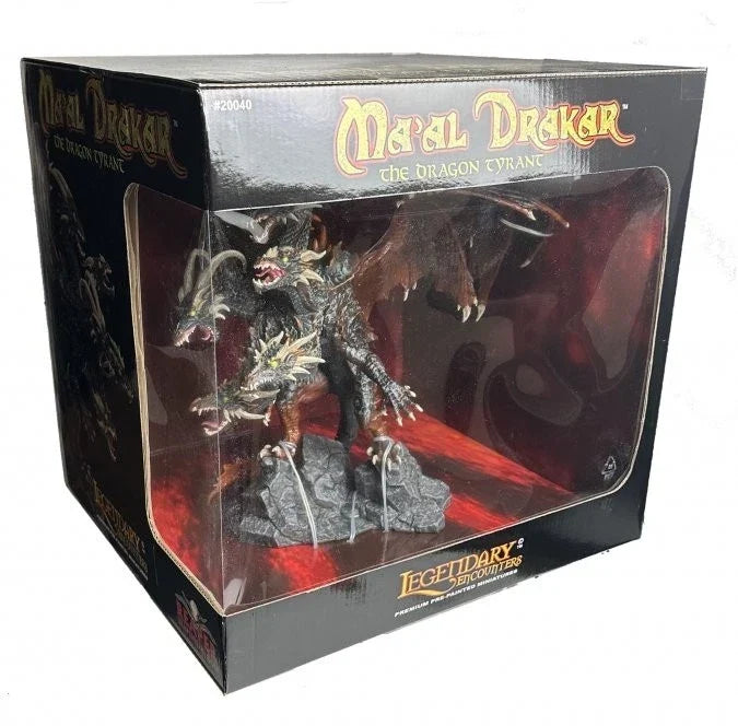 Reaper 20040 Ma'al Drakar - Premium Pre-Painted Miniature Legendary Encounters