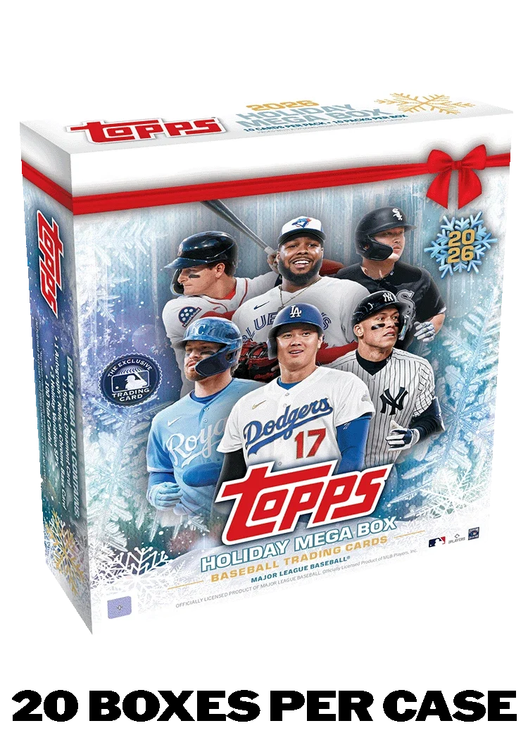 2026 TOPPS HOLIDAY Baseball MEGA BOX 20-BOX CASE MLB Brand New Presale QTY