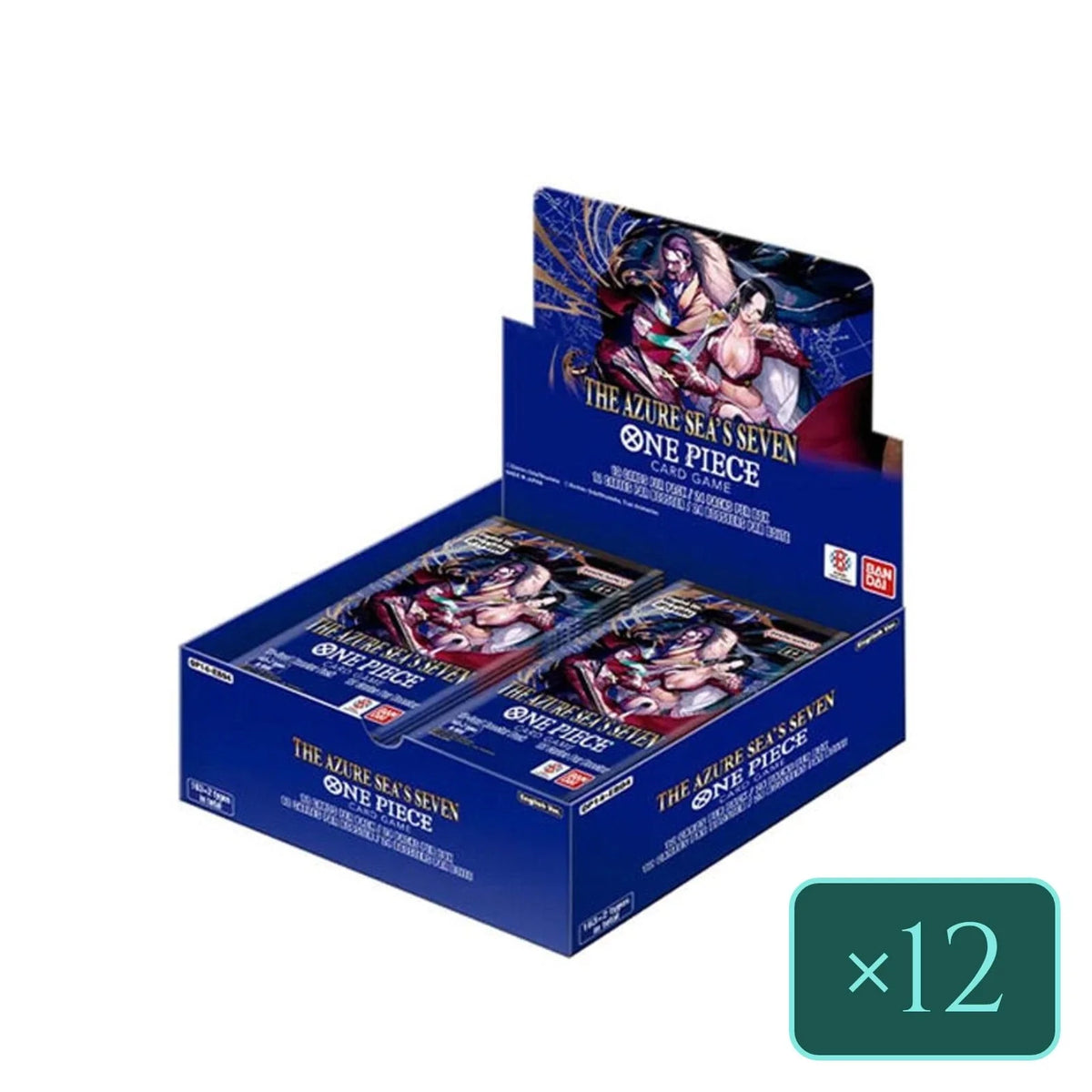 The Azure Sea's Seven Booster Box Case 12 Boxes One Piece OP-14 Sealed English