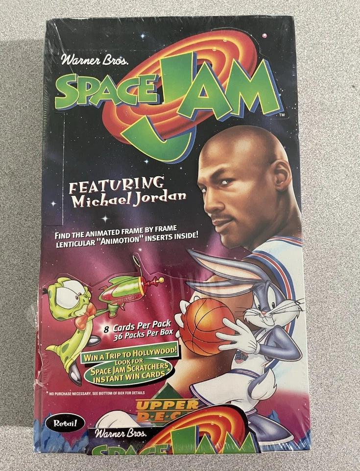 FACTORY SEALED UPPER DECK SPACE JAM SERIES 1 MICHAEL JORDAN BOX 1996