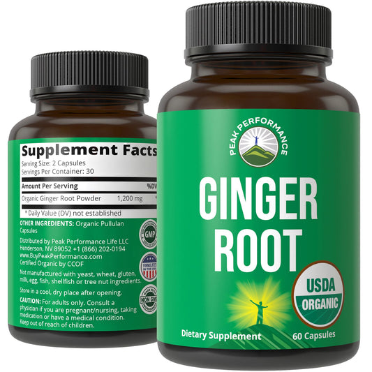 USDA Organic Ginger Root Extract Liquid Drops. Zero Sugar, Non Bitter Vegan Ginger Oil Supplement for Immune, Digestive + Gut Support. High Bioavailability, Gluten Free for Women and Men. Take Orally - PrimeBioHealth - canada supplements